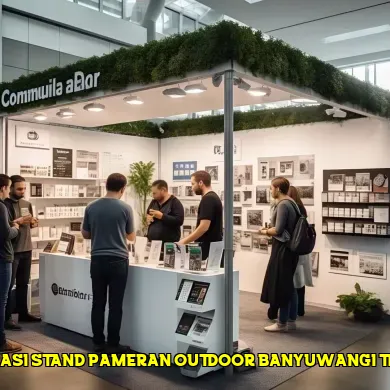 dekorasi stand pameran outdoor banyuwangi terbaik
